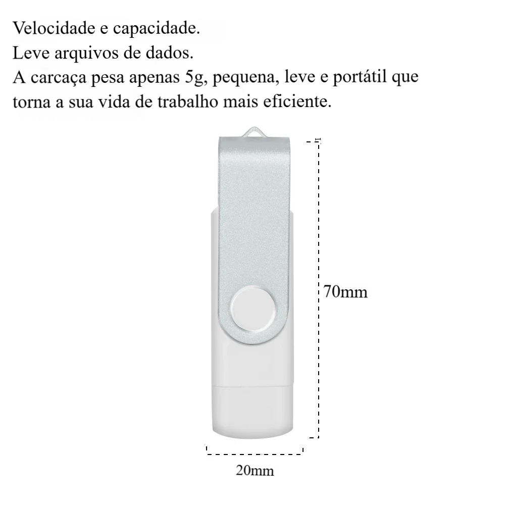 ⚡ Pen USB 3.0 Metálica