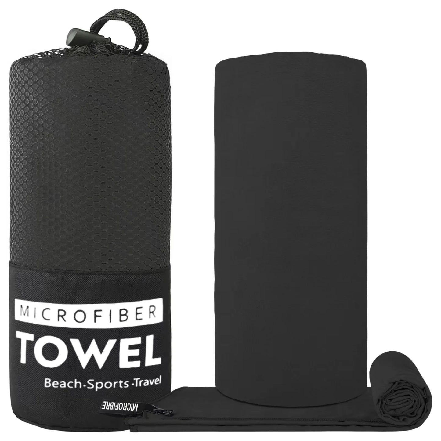 🏖️ Toalha Desportiva de Microfibra – Ideal para Praia, Ginásio e Viagens