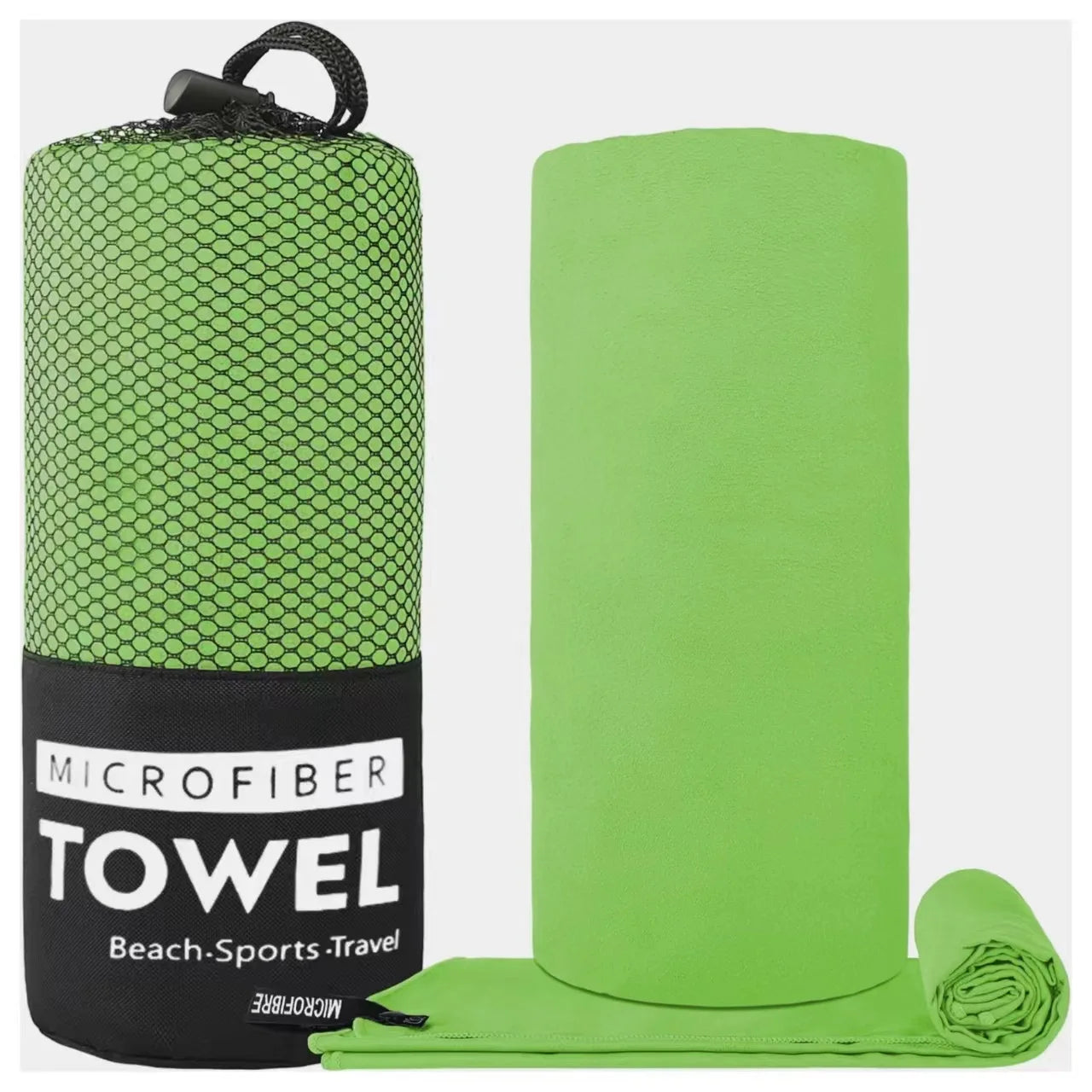 🏖️ Toalha Desportiva de Microfibra – Ideal para Praia, Ginásio e Viagens