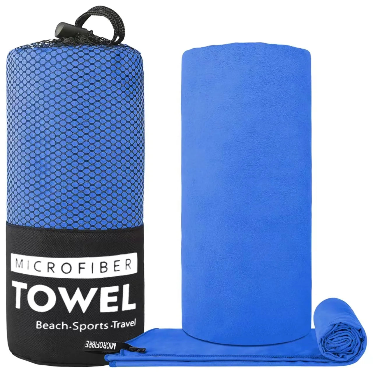 🏖️ Toalha Desportiva de Microfibra – Ideal para Praia, Ginásio e Viagens