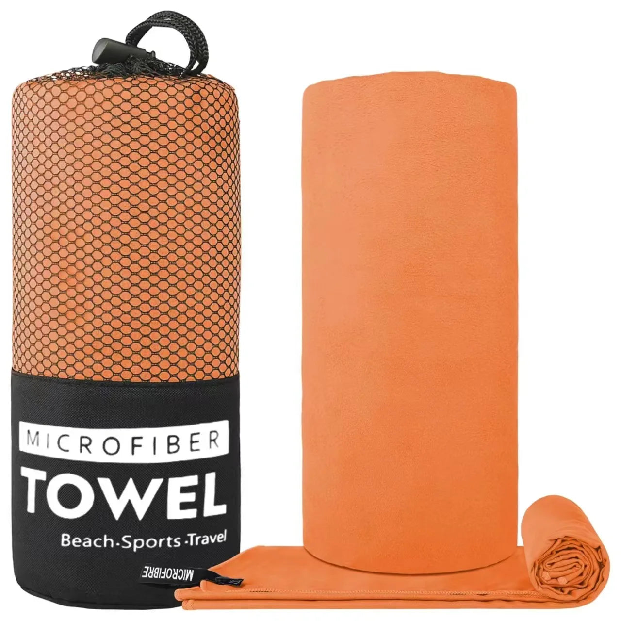 🏖️ Toalha Desportiva de Microfibra – Ideal para Praia, Ginásio e Viagens